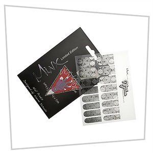 Lady Gaga Minx Nail Prints Sticker by NAOMI YASUNA